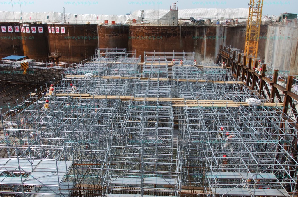 盤扣腳手架為什么在建筑之中如此盛行？